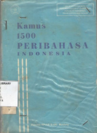 Image of Kamus 1500 Peribahasa Indonesia