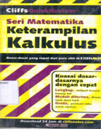 Image of CliffsQuickReview Seri Matematika Keterampilan Kalkulus