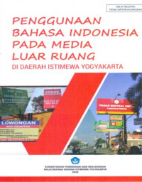 Image of Penggunaan Bahasa Indonesia Pada Media Luar Ruang